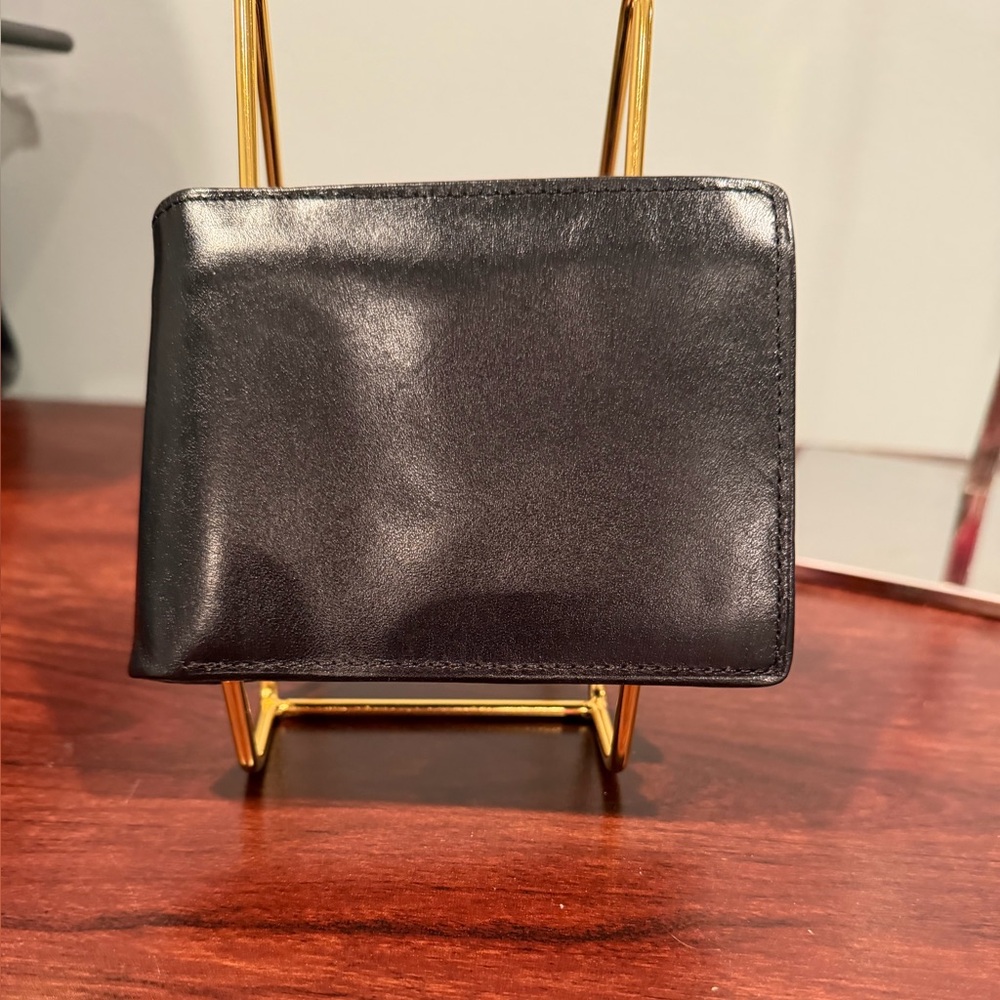 Rolfs Vintage Genuine Leather Black Wallet NWT